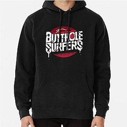 Butthole Surfers Logo Oversized Hoodie