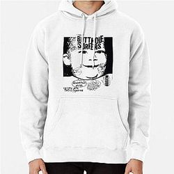 Iconic Butthole Surfers Concert Flyer 80s Punk Rock Art Oversized Pullover Hoodie