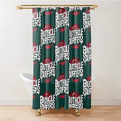 Butthole Surfer Oversized Shower Curtain