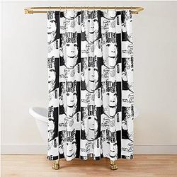 Iconic Butthole Surfers Concert Flyer 80s Punk Rock Art Oversized Shower Curtain