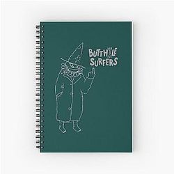 Butthole Surfers Punk Noise Rock Spiral Notebook