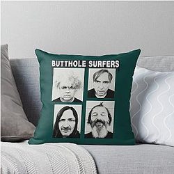 Butthole Surfers Throw Pillow