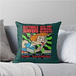 Butthole Surfers at the Vatican Personalized Throw Pillow