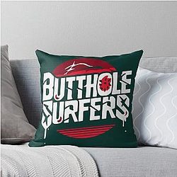 Butthole Surfers Oversized Throw Pillow