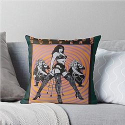 Butthole Surfer Throw Pillow