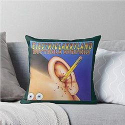 Butthole Surfers Electric Larryland Throw Pillow