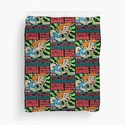 Butthole Surfers at the Vatican Houston Duvet Cover