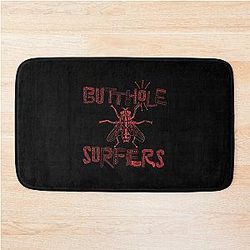 Butthole Surfers Red Bath Mat