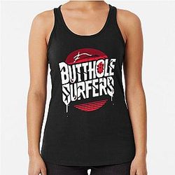 Butthole Surfers Logo Oversized Tank Top