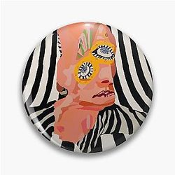 Cage the Elephant Melophobia Illustrative Pin