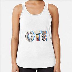Cage the Elephant Album Design Racerback Tank Top