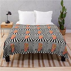 Cage the Elephant Melophobia Illustrative Throw Blanket