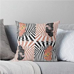 Melophobia - Cage the Elephant Throw Pillow