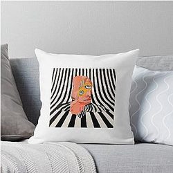Cage the Elephant Melophobia Illustrative Throw Pillow
