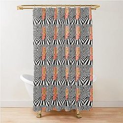 Cage the Elephant Melophobia Illustrative Shower Curtain