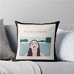 Tell me I'm pretty - Cage the Elephant Throw Pillow