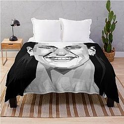 Caitlin Clark Grascale Throw Blanket