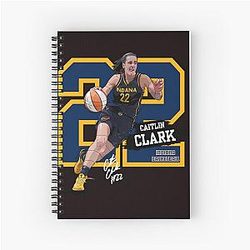 Caitlin Clark 22 Spiral Notebook