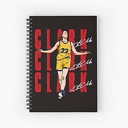Caitlin Clark Basketball Spiral Notebook