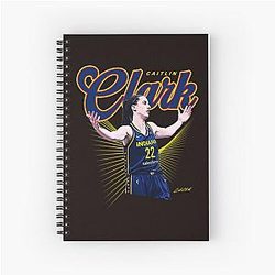 Caitlin Clark 22 Spiral Notebook