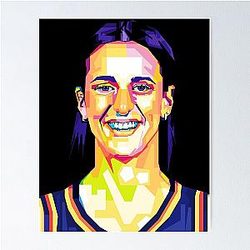 Caitlin Clark Pop Art Poster