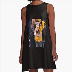 Caitlin Clark 22 Basketball A Line Dress