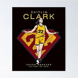 Caitlin Clark Indiana Fever Basketball Poster