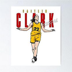 Caitlin Clark 22 Poster