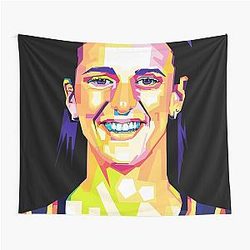 Caitlin Clark Pop Art Tapestry