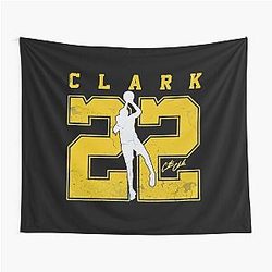 Caitlin Clark 22 Indiana Jersey Shoot Like a Girl Women's Basketball Tapestry