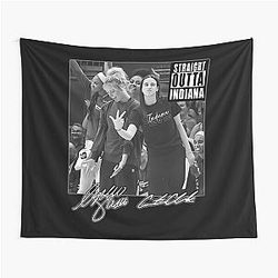 Caitlin Clark and Sophie Cunningham Straight Out of Indiana Fever Tapestry