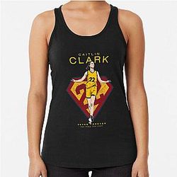 Caitlin Clark, Indiana Fever, Basketball Racerback Tank Top