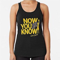 Caitlin Clark 22 youth jersey, Now you know Racerback Tank Top