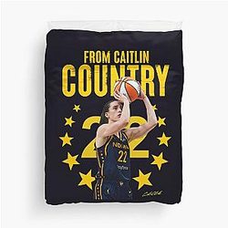 Caitlin Clark Country Duvet Cover