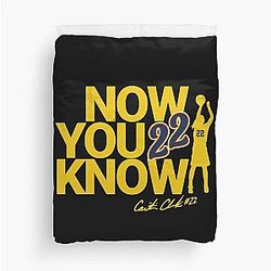 Caitlin Clark 22 Youth Jersey, Now You Know Duvet Cover