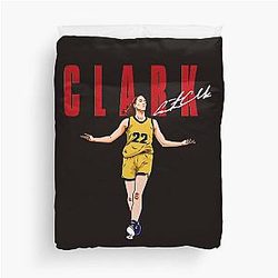 Caitlin Clark 22 basketball duvet cover