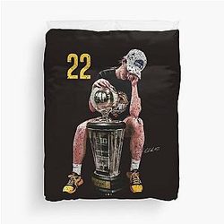 Caitlin Clark MVP Trophy Duvet Cover