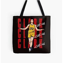 Caitlin Clark Basketball Graphic Tote Bag