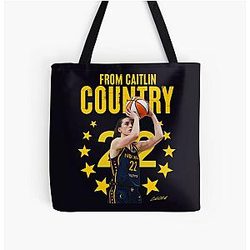 Caitlin Clark All Over Print Tote Bag