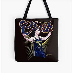 Caitlin Clark 22 All Over Print Tote Bag