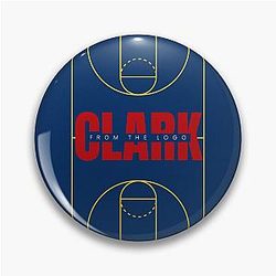 Caitlin Clark Indiana Fever WNBA Logo Pin