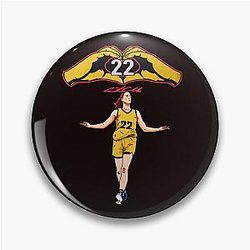 Caitlin Clark Heart 22 - Indiana Basketball Pin