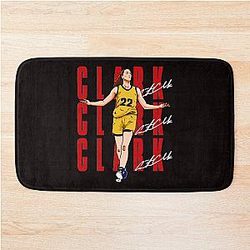 Caitlin Clark Basketball Bath Mat