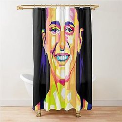 Caitlin Clark Pop Art Shower Curtain