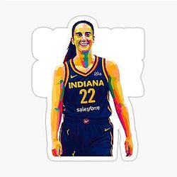 Caitlin Clark Wpap Art Sticker