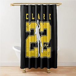 Caitlin Clark Indiana Jersey Shoot Like a Girl Women's Basketball Shower Curtain