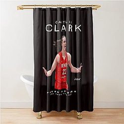 Caitlin Clark Indiana Shower Curtain