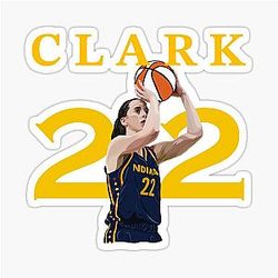 Caitlin Clark Portrait Sticker