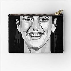 Caitlin Clark Grayscale Zipper Pouch