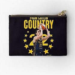 Caitlin Clark Country Zipper Pouch